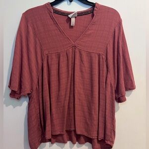 Women’s V-Neck Boho Top - Knox Rose
